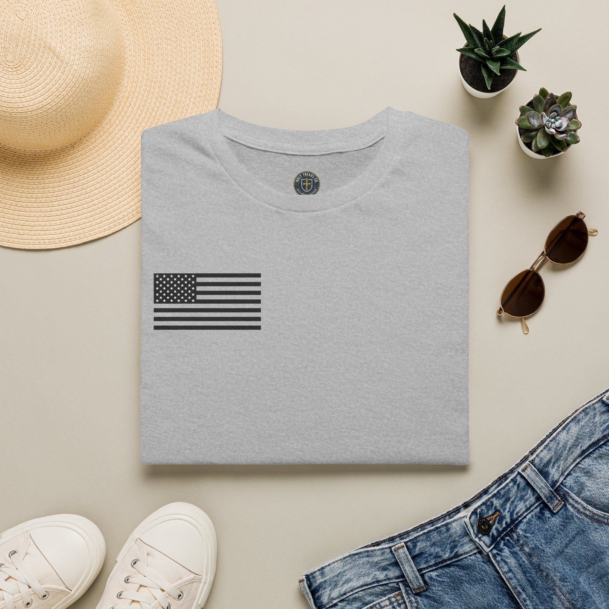 Classic White T-Shirt — Plain Essential Tee