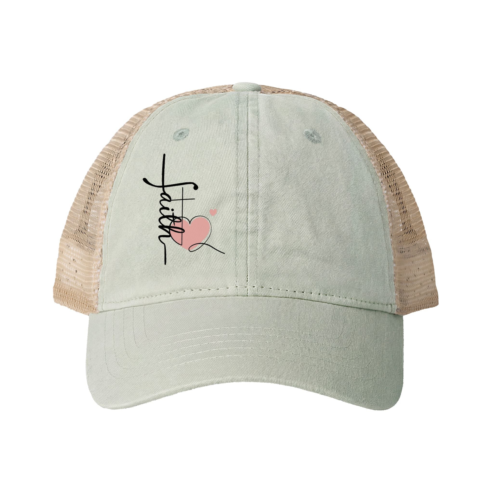 Women's Washed Mesh-Back Cap