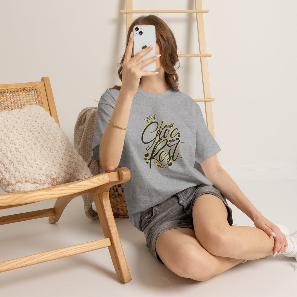 Give Rest T-Shirt — Inspirational 'I Must Give Rest' Graphic Tee