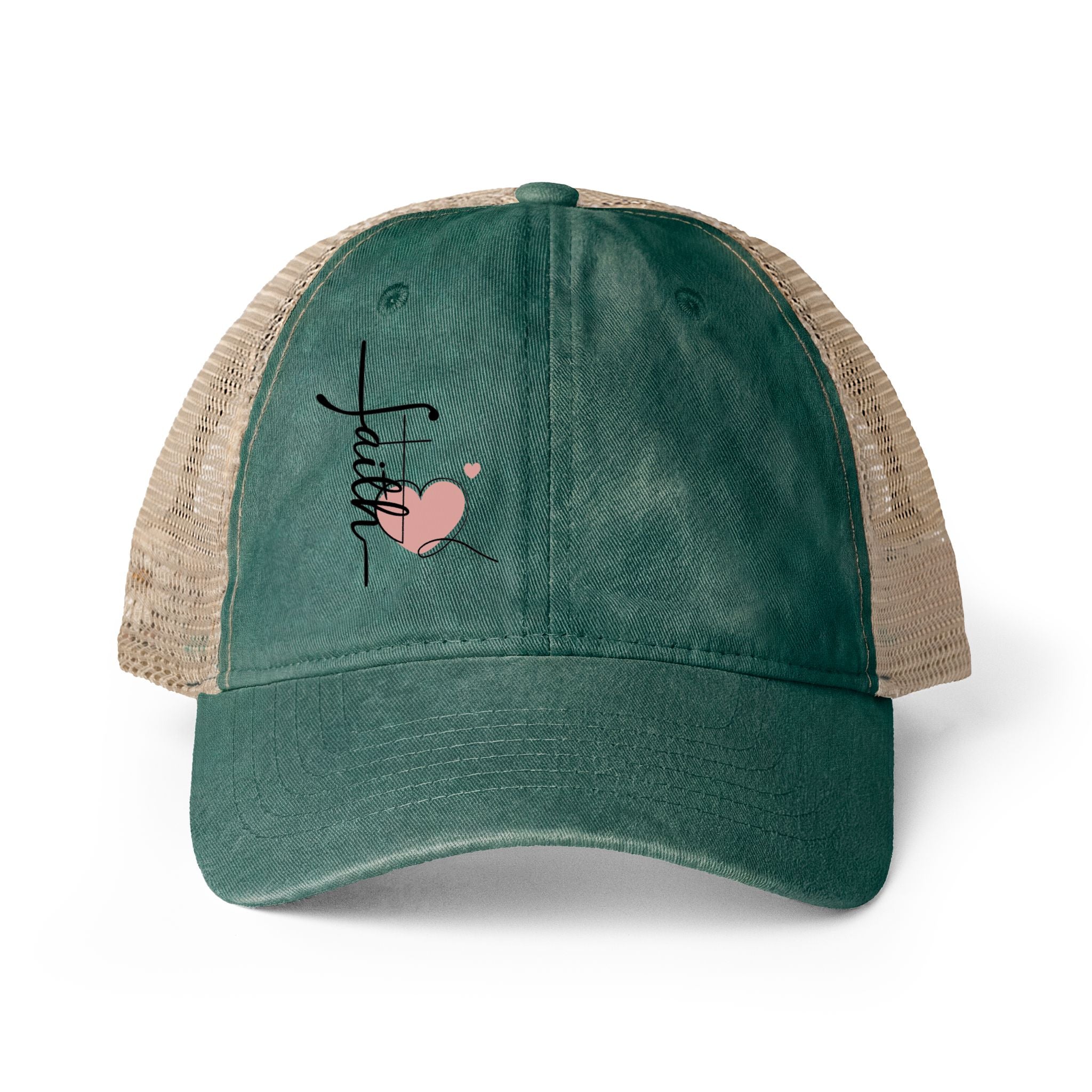 Women's Washed Mesh-Back Cap