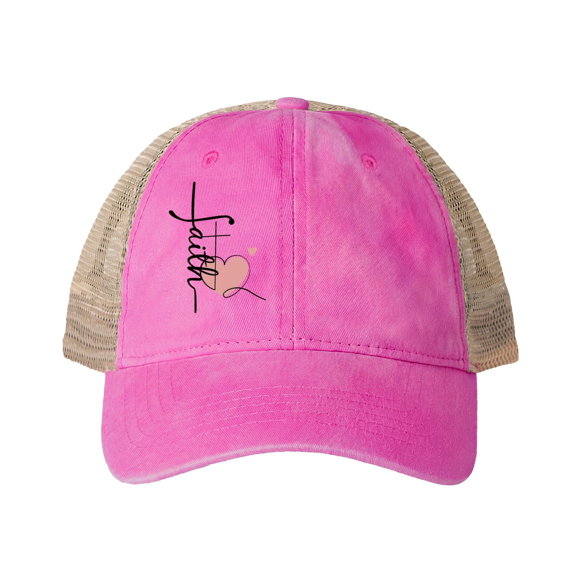 Women's Washed Mesh-Back Cap