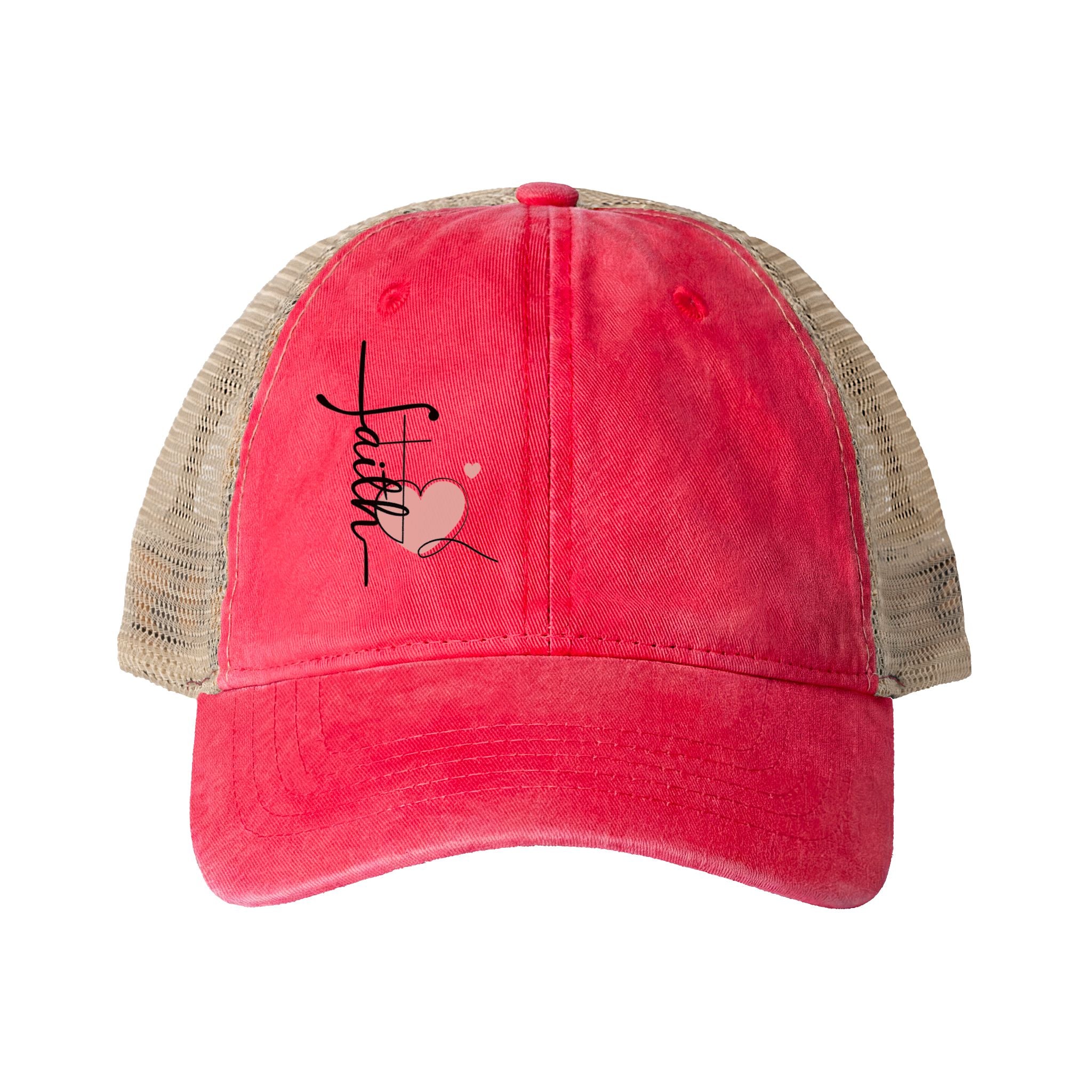Women's Washed Mesh-Back Cap