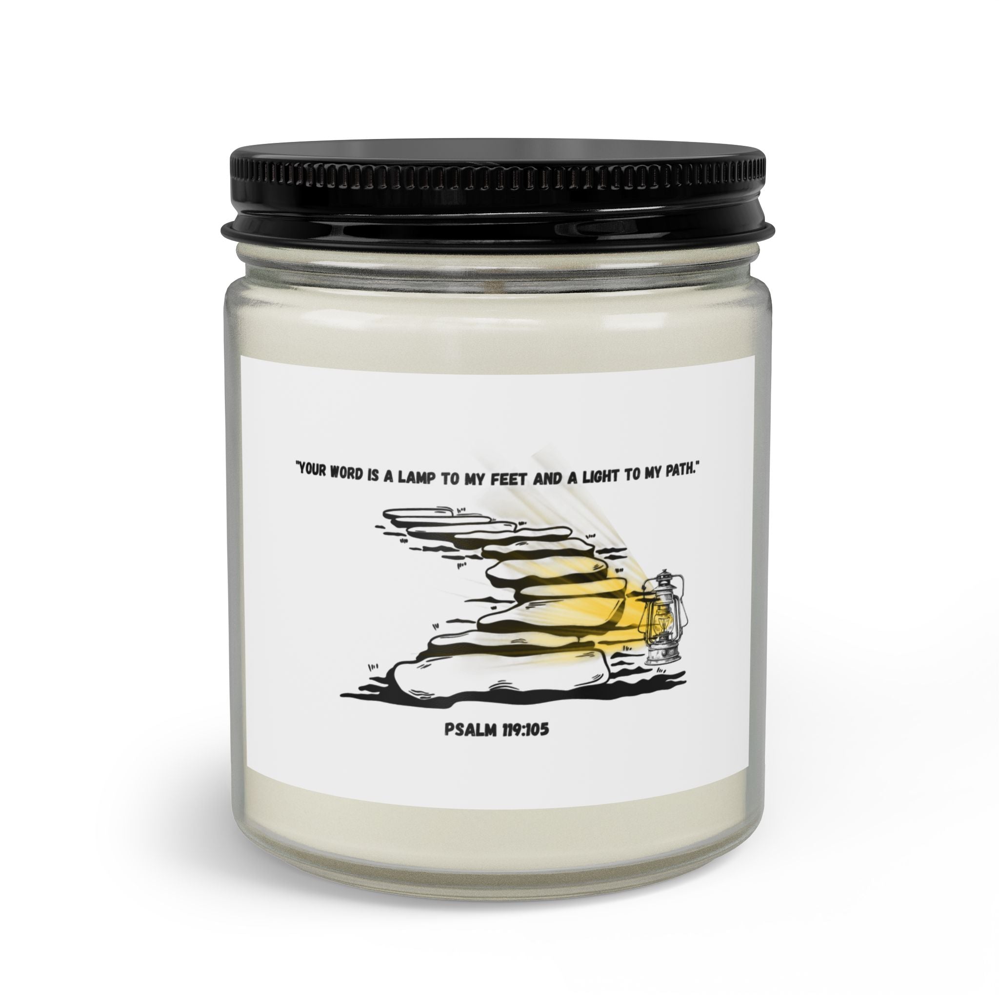 Psalm 119:105 Candle Set — Jar Candle with Matches & Wick Trimmer