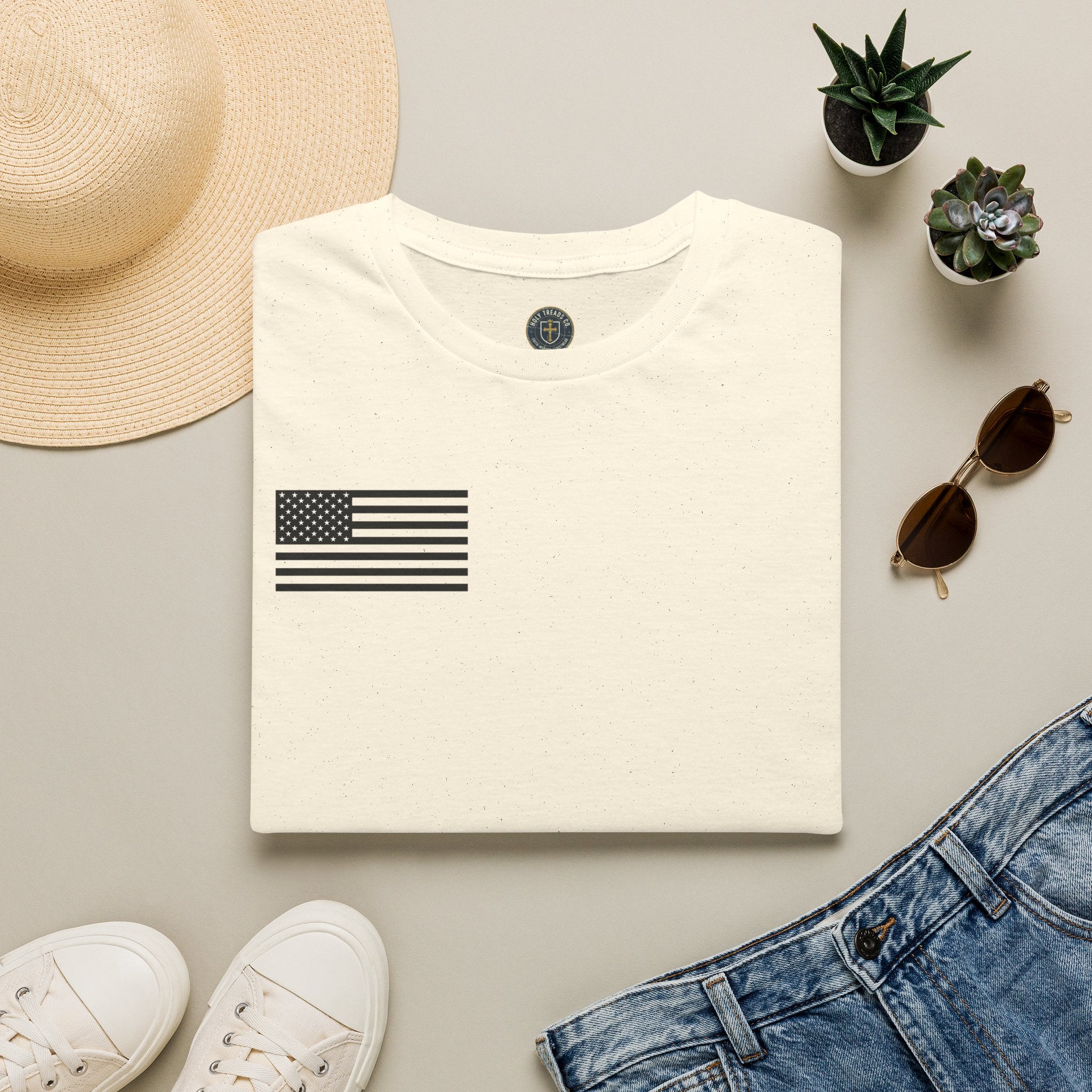 Classic White T-Shirt — Plain Essential Tee