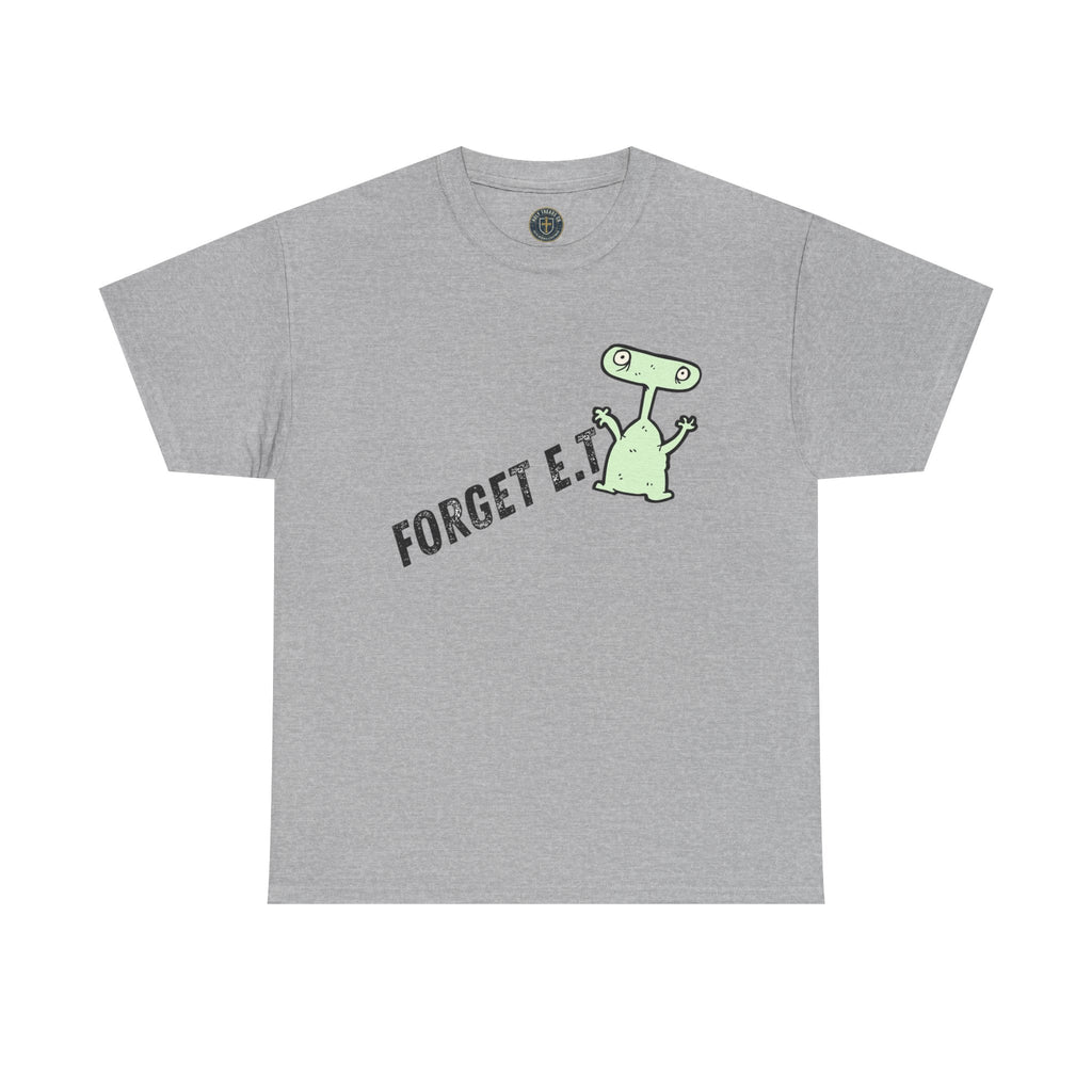 Christian Tee — “Embrace J.C.” Front Alien ‘Forget E.V.’ Graphic Shirt