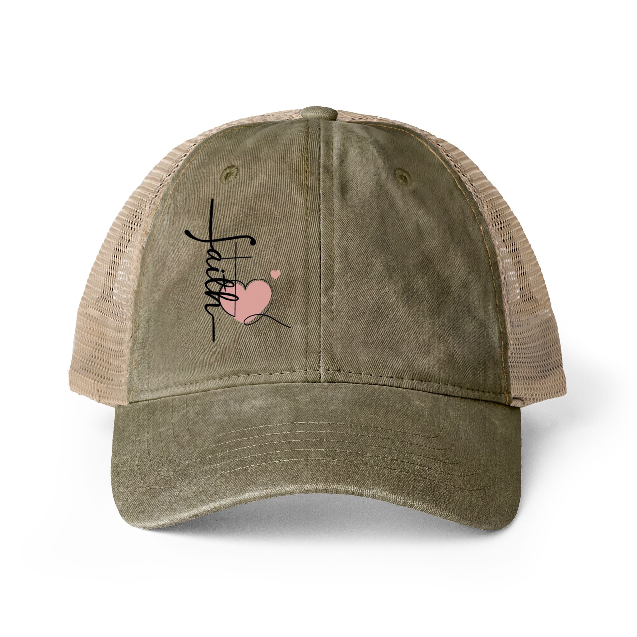 Women's Washed Mesh-Back Cap