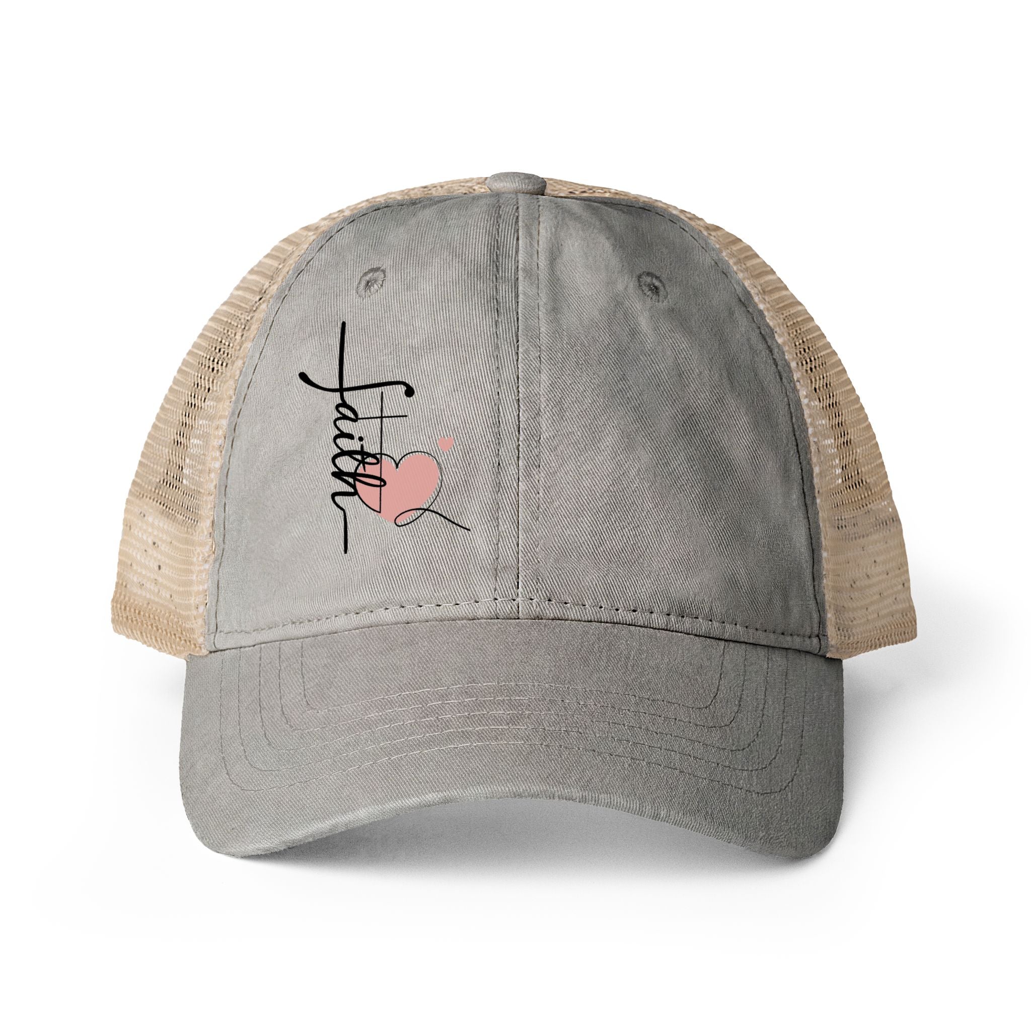 Women's Washed Mesh-Back Cap
