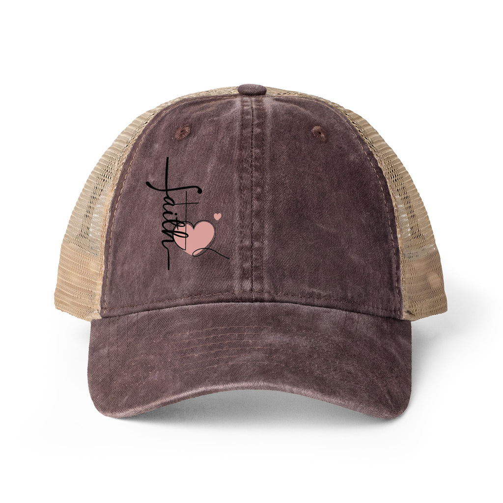 Women's Washed Mesh-Back Cap
