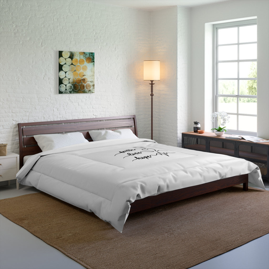 Faith Love Hope Comforter – Christian Cross Heartwave Bedding