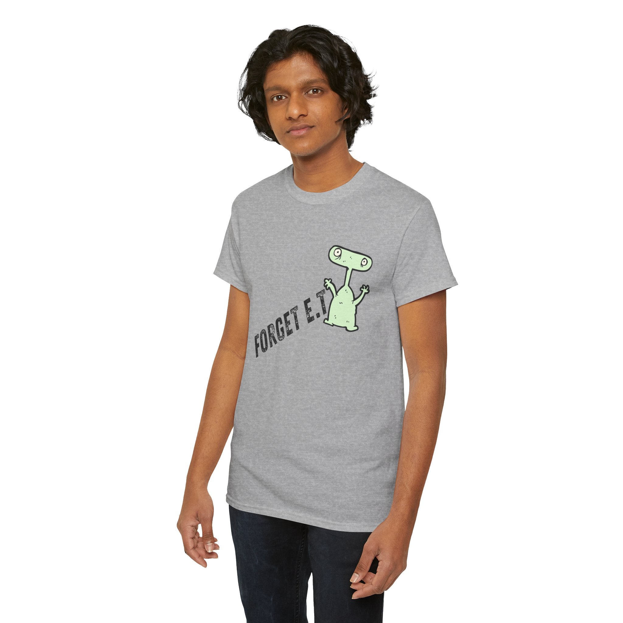Christian Tee — “Embrace J.C.” Front Alien ‘Forget E.V.’ Graphic Shirt