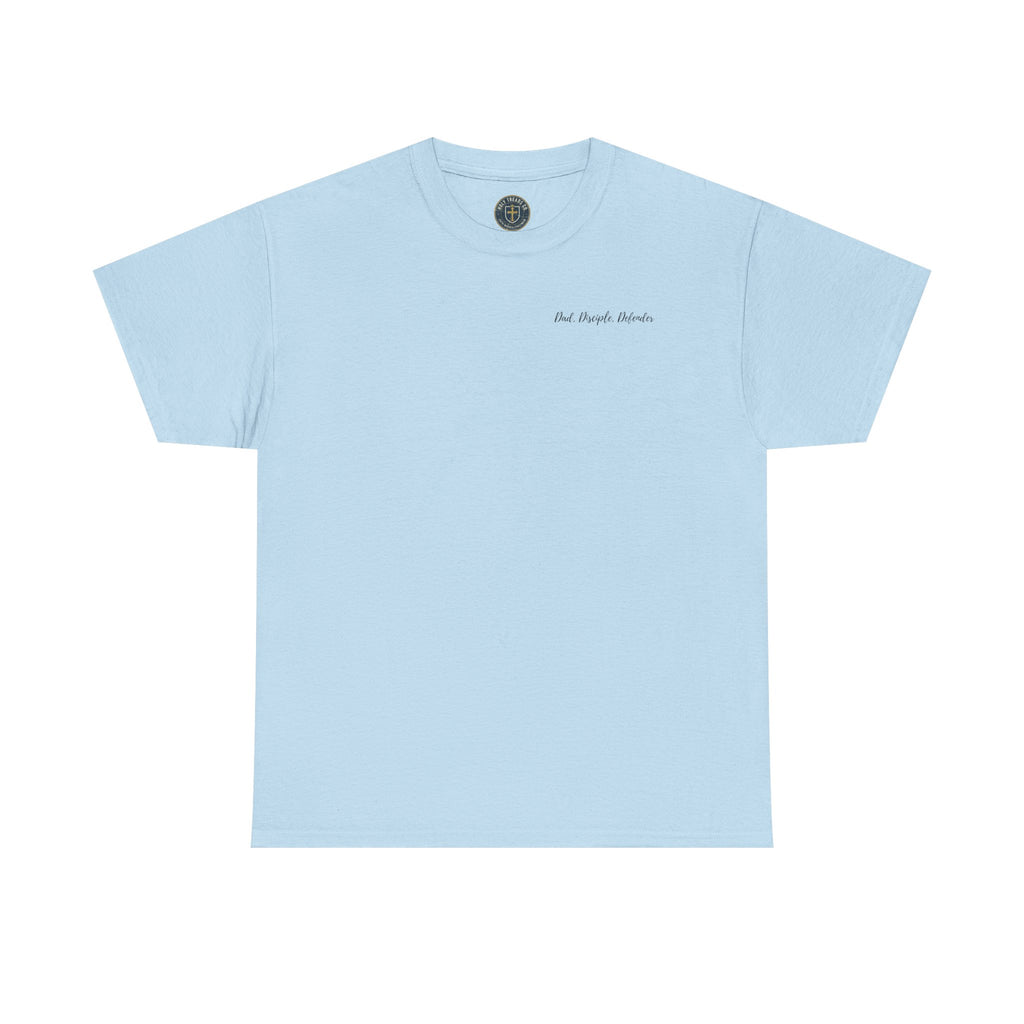 DAD. DISCIPLE. DEFENDER. Unisex Heavy Cotton Tee