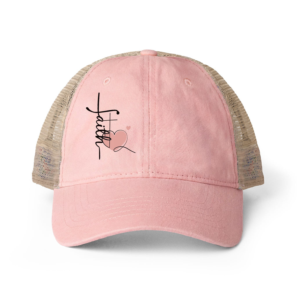 Women's Washed Mesh-Back Cap
