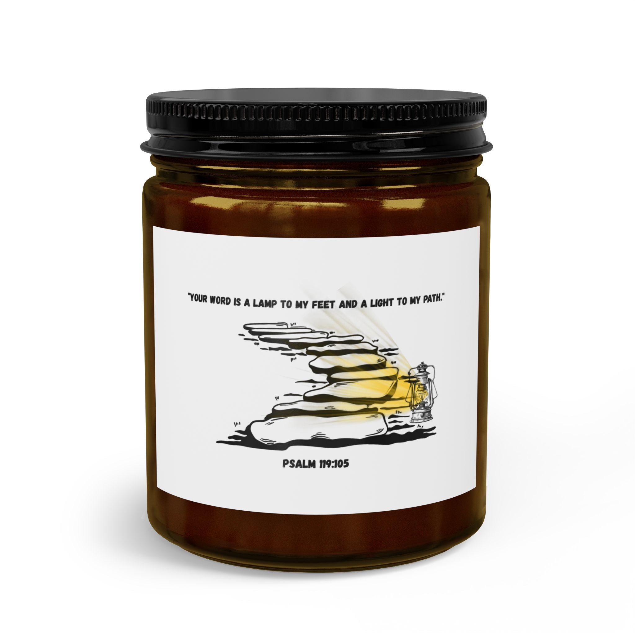 Psalm 119:105 Candle Set — Jar Candle with Matches & Wick Trimmer