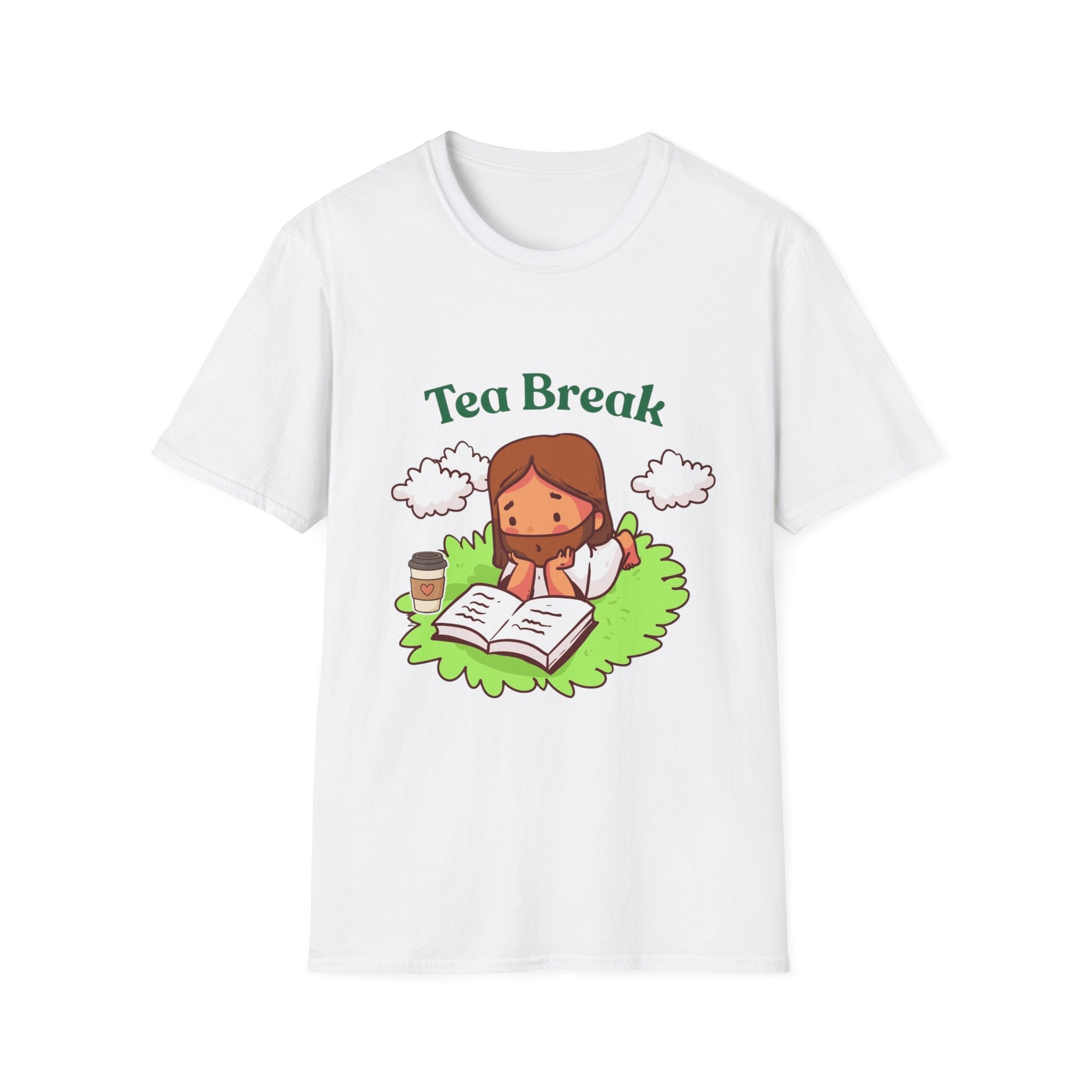 Tea Break T-Shirt — Cute Reading & Tea Graphic Tee
